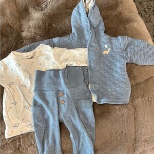 Cute Dinosaur Print Baby Outfit